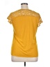 Perseption Concept Yellow Short Sleeve Top Size XL - photo 2