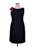SLNY Color Block Blue Cocktail Dress Size 18 - photo 1