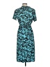 En Focus Studio Animal Print Teal Casual Dress Size 8 - photo 2