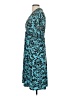 En Focus Studio Animal Print Teal Casual Dress Size 8 - photo 5