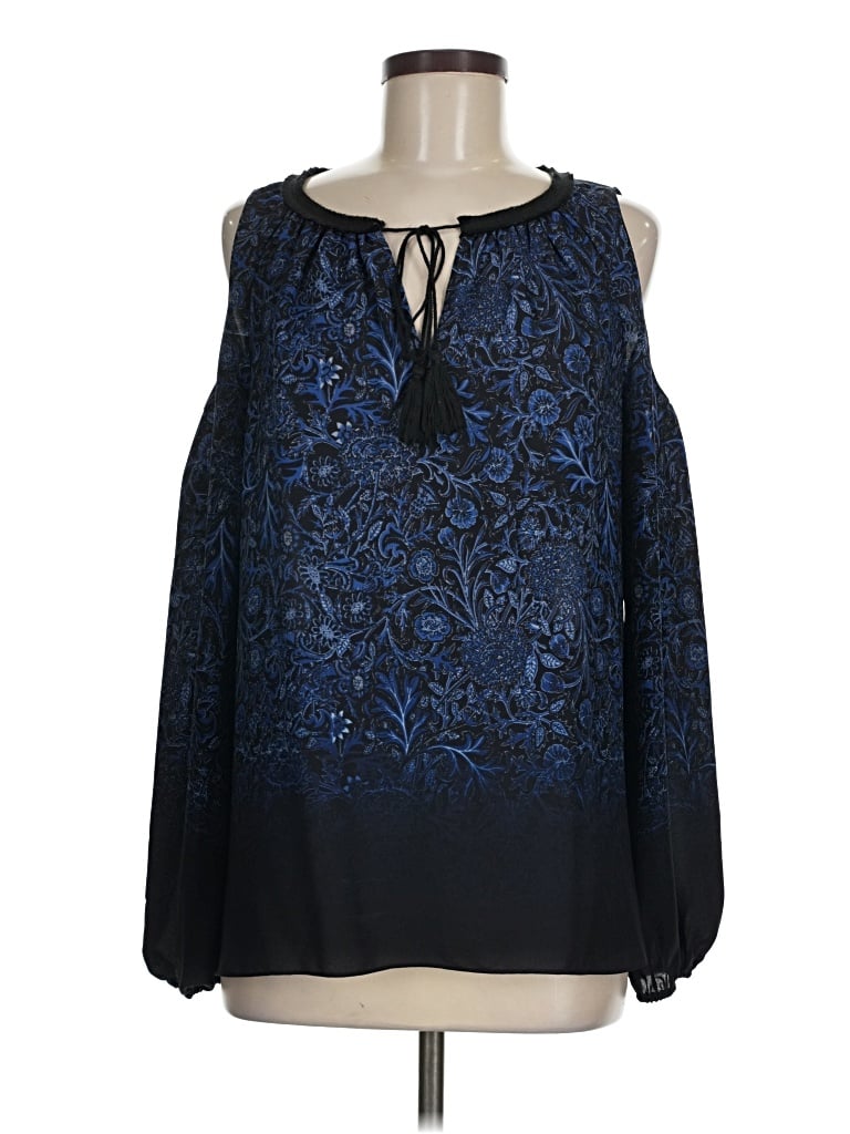 Pre-owned T Tahari Sleeveless Blouse In Blue