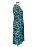 En Focus Studio Animal Print Teal Casual Dress Size 8 - photo 4