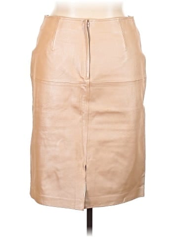 Shape FX Faux Leather Skirt (view 2)