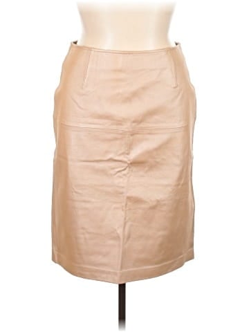 Shape FX Faux Leather Skirt (view 1)