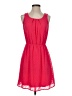 Elle 100% Polyester Hearts Pink Casual Dress Size 2 - photo 1