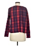 Gap 100% Cotton Plaid Red Long Sleeve Blouse Size M - photo 2
