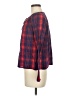 Gap 100% Cotton Plaid Red Long Sleeve Blouse Size M - photo 5