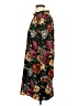 fleur bleue 100% Polyester Print Black Casual Dress Size 4 - photo 5