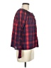 Gap 100% Cotton Plaid Red Long Sleeve Blouse Size M - photo 4