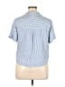 Universal Thread Stripes Blue Short Sleeve Blouse Size XXL - photo 2