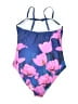 Assorted Brands Floral Blue One Piece Swimsuit Size 0X - photo 2