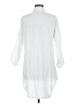 Unbranded White 3/4 Sleeve Button-Down Shirt Size M - photo 2