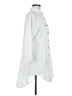 Unbranded White 3/4 Sleeve Button-Down Shirt Size M - photo 4