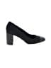 White House Black Market Color Block Black Heels Size 9 1/2 - photo 1