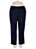 Alia Solid Blue Casual Pants Size 16 (petite) - photo 1