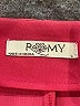 ROMY Solid Burgundy Formal Skirt Size L - photo 4