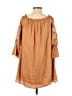 Ivy 100% Polyester Tan Orange Casual Dress Size S - photo 2