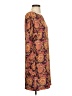 Ann Taylor LOFT 100% Polyester Paisley Brown Casual Dress Size S - photo 4