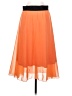 Lularoe 100% Polyester Solid Orange Casual Skirt Size S - photo 2