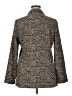 Storia 100% Polyester Animal Print Gold Blazer Size XL - photo 2