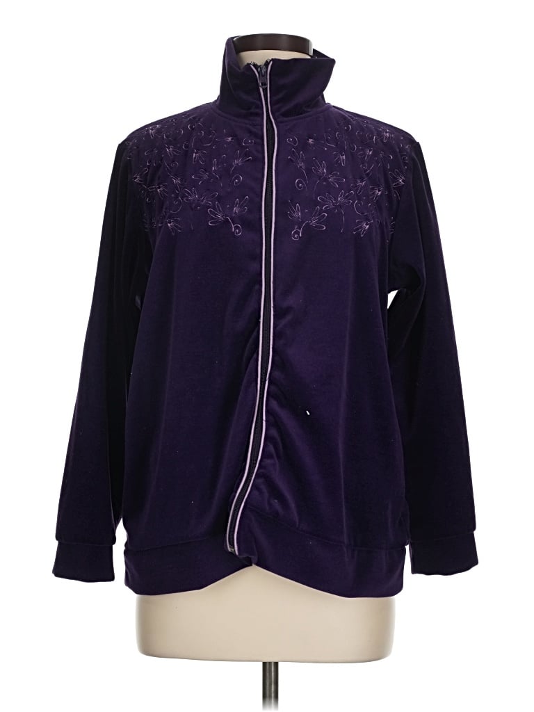Pre-owned Anthony Richards Zip Up Hoodie In Purple