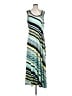 Calvin Klein Graphic Green Black Casual Dress Size S - photo 1