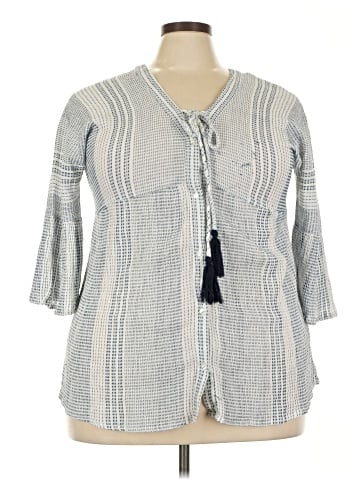 Indigo Thread Co. 3/4 Sleeve Blouse (view 1)