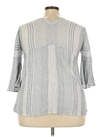 Indigo Thread Co. 3/4 Sleeve Blouse (view 2)