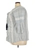 Indigo Thread Co. 100% Cotton Gray 3/4 Sleeve Blouse Size 2X - photo 5