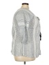 Indigo Thread Co. 100% Cotton Gray 3/4 Sleeve Blouse Size 2X - photo 4