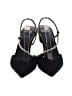 Paige 100% Leather Black Heels Size 10 1/2 - photo 2