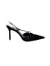 Paige 100% Leather Black Heels Size 10 1/2 - photo 1
