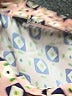 Zara 100% Polyester Print Ivory Pink Long Sleeve Blouse Size L - photo 7