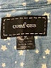 confess 100% Cotton Stars Blue Sleeveless Button-Down Shirt Size XL - photo 7