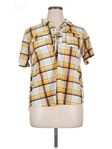 New York Laundry Short Sleeve Blouse (view 1)