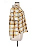 New York Laundry 100% Polyester Plaid Yellow Short Sleeve Blouse Size XL - photo 4