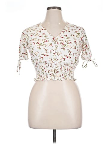 J for Justify Short Sleeve Blouse (view 1)