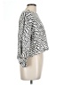 Sharagano Animal Print Silver Cardigan Size L - photo 4