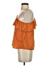 MNG Suit Orange Sleeveless Blouse Size XS - photo 5