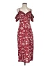 Shein 100% Polyester Burgundy Casual Dress Size 4 - photo 1