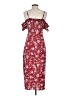 Shein 100% Polyester Burgundy Casual Dress Size 4 - photo 2