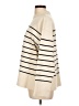Zara Stripes Ivory Turtleneck Sweater Size L - photo 5