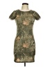 J for Justify 100% Cotton Camo Green Casual Dress Size L - photo 1