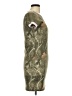J for Justify 100% Cotton Camo Green Casual Dress Size L - photo 4