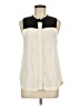 ALTERNATIVE 100% Rayon Ivory Sleeveless Button-Down Shirt Size M - photo 1