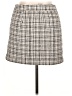 H&M 100% Polyester Houndstooth Gray Casual Skirt Size 14 - photo 2