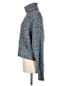 Future Collective Tweed Blue Turtleneck Sweater Size M - photo 5