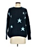 Vince Camuto Stars Blue Pullover Sweater Size S - photo 1