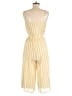 Trixxi 100% Polyester Stripes Yellow Jumpsuit Size M - photo 2