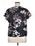 Unbranded 100% Polyester Black Short Sleeve Blouse Size XL - photo 2